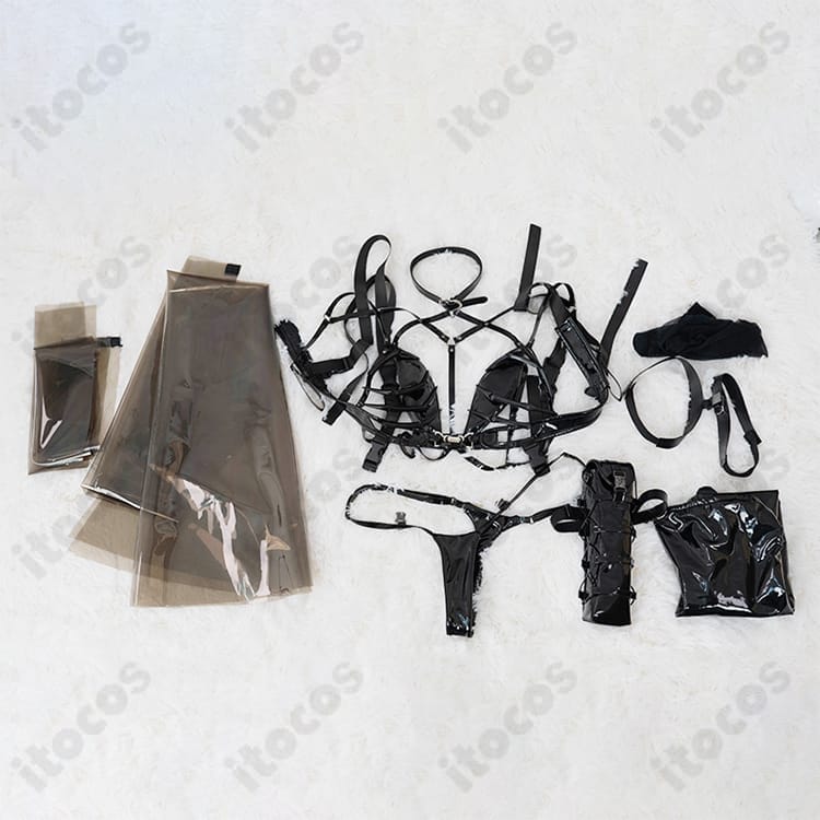 勝利の女神：NIKKE ミハラ ボンディングチェーン コスプレ衣装 高再現でイベント＆撮影に最適 - 7枚目の画像