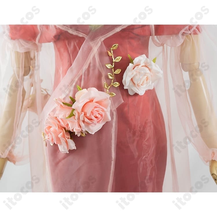 真希波・マリ・イラストリアス 刺繍ドレス衣装｜快適な透湿素材で長時間イベントも快適 - 3枚目の画像