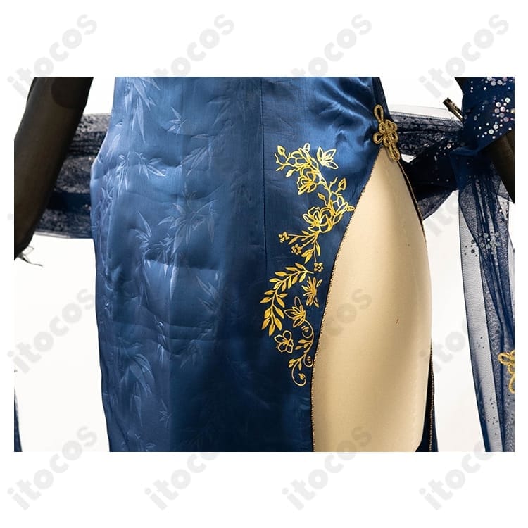 アズールレーン ニュージャージー 月下のレッツ・ダンス 高再現度チャイナで優雅に映える一着 - 4枚目の画像