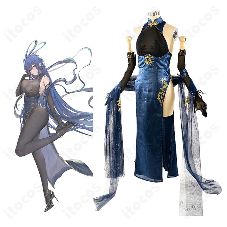 アズールレーン ニュージャージーの月下のレッツ・ダンス!衣装を着用したキャラクターとの組み合わせイメージ