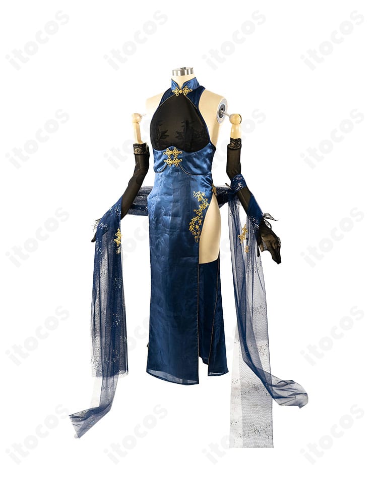 アズールレーン ニュージャージー コスプレ衣装の全体シルエットと装飾が分かる正面フルショット