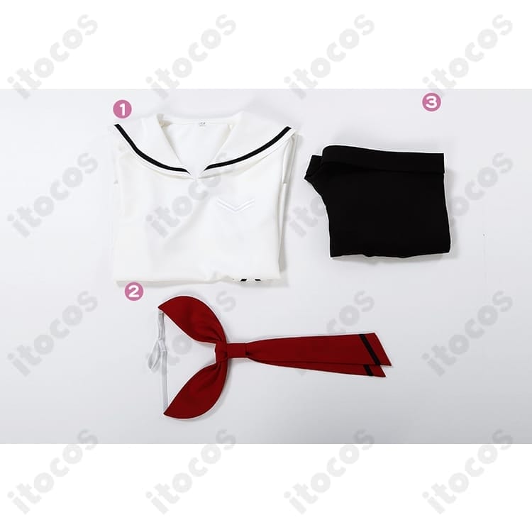 カードキャプターさくら 李小狼 夏服制服コスプレ 高再現度で動きやすく撮影・イベントに最適 - 6枚目の画像