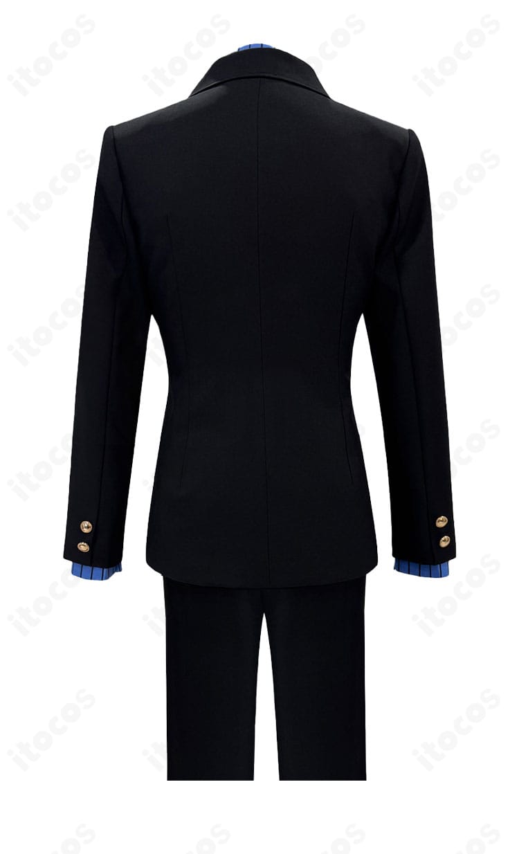 ONE PIECE サンジ コスプレ衣装 背面のシルエットとベンツ形状