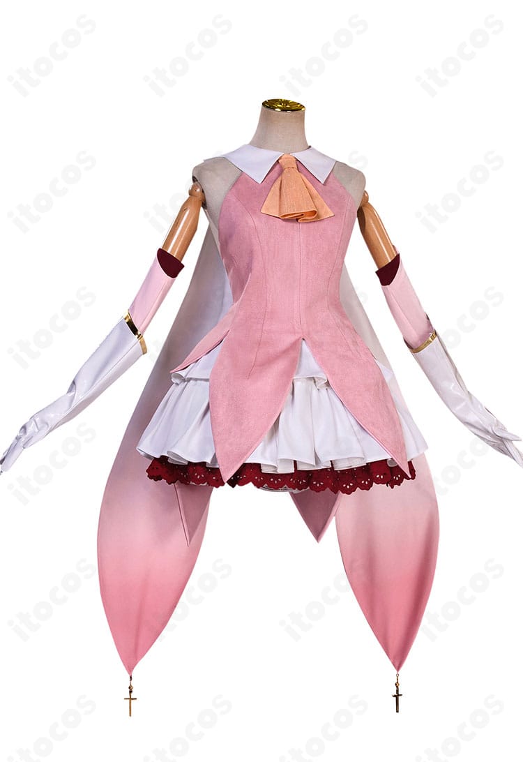 プリズマ☆イリヤ イリヤスフィール 魔法少女衣装の正面全体。ワンピースとスカートの色味とシルエットを忠実再現。