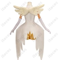 木之本桜 白×黄色バトルコスチューム｜高再現で動きやすい、イベント＆撮影向け魔法少女衣装 - 3枚目の画像（サムネイル）