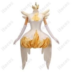 木之本桜 白×黄色バトルコスチューム｜高再現で動きやすい、イベント＆撮影向け魔法少女衣装 - 1枚目の画像（サムネイル）