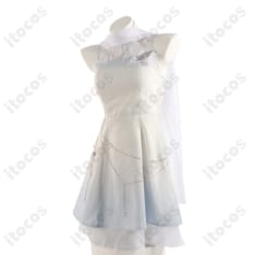 恋と深空 流れる雲 コスプレ衣装ワンピースセット。高再現で軽やか、イベントや撮影に最適 - 3枚目の画像（サムネイル）