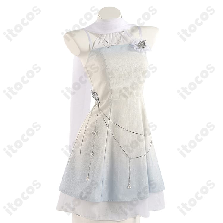 恋と深空 流れる雲 コスプレ衣装ワンピースセット。高再現で軽やか、イベントや撮影に最適 - 2枚目の画像