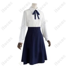 Fate/stay night セイバー私服コスプレ衣装 高再現で清楚な上品シルエット、イベント・撮影に最適 - 2枚目の画像（サムネイル）