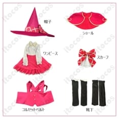 魔法つかいプリキュア! 朝日奈みらい 魔法学校制服 高再現コスプレ衣装｜快適な着用感でイベント・撮影に最適 - 4枚目の画像（サムネイル）
