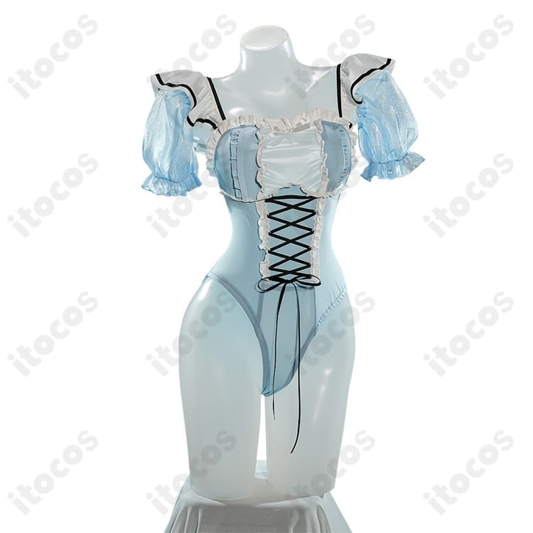 勝利の女神：NIKKE シンデレラ カフェ店員衣装 コスプレ｜上品シルエットで高再現、イベント・撮影向け - 4枚目の画像