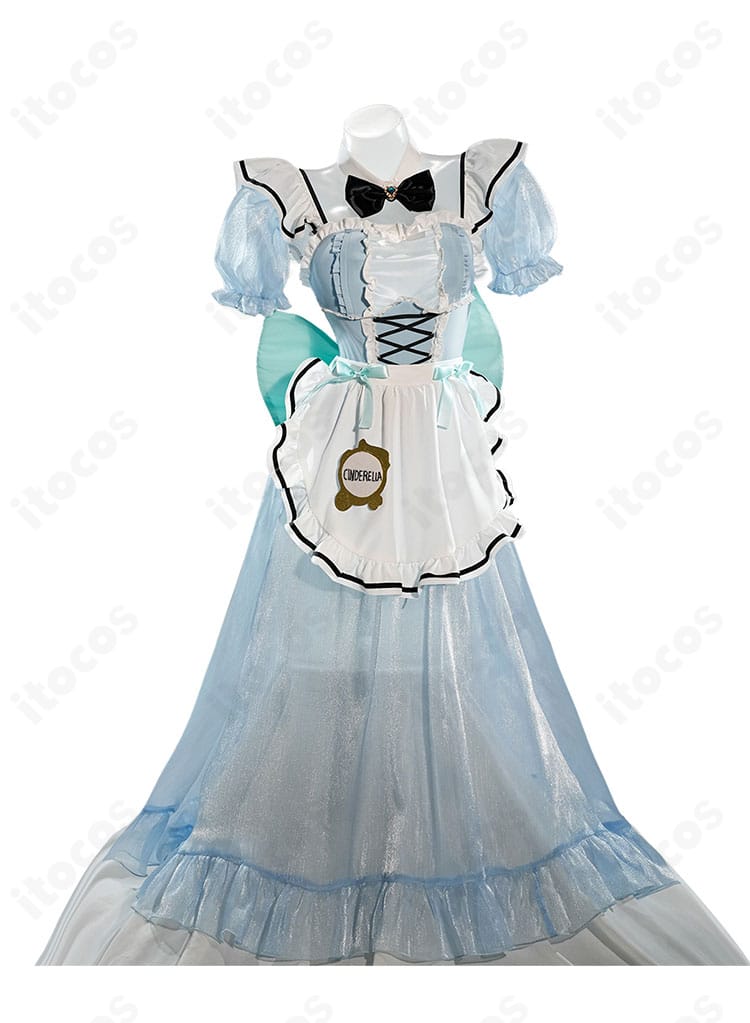 NIKKE シンデレラ カフェ店員衣装のコート・シャツ・ネクタイを中心にした正面ディスプレイ画像