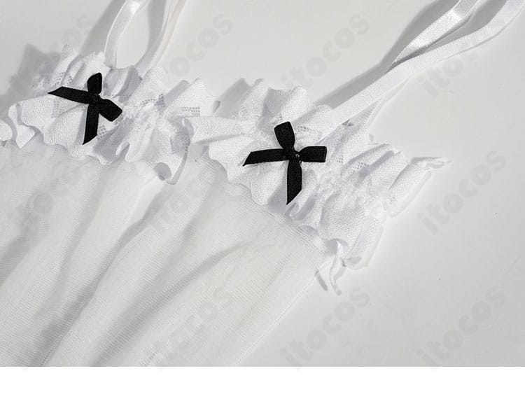 NIKKE シンデレラ カフェ店員衣装の手袋ディテールとフィット感を示す接写画像