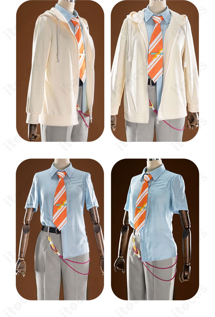 腕周りの装飾と手元バランスのディテール｜ライブ再現に