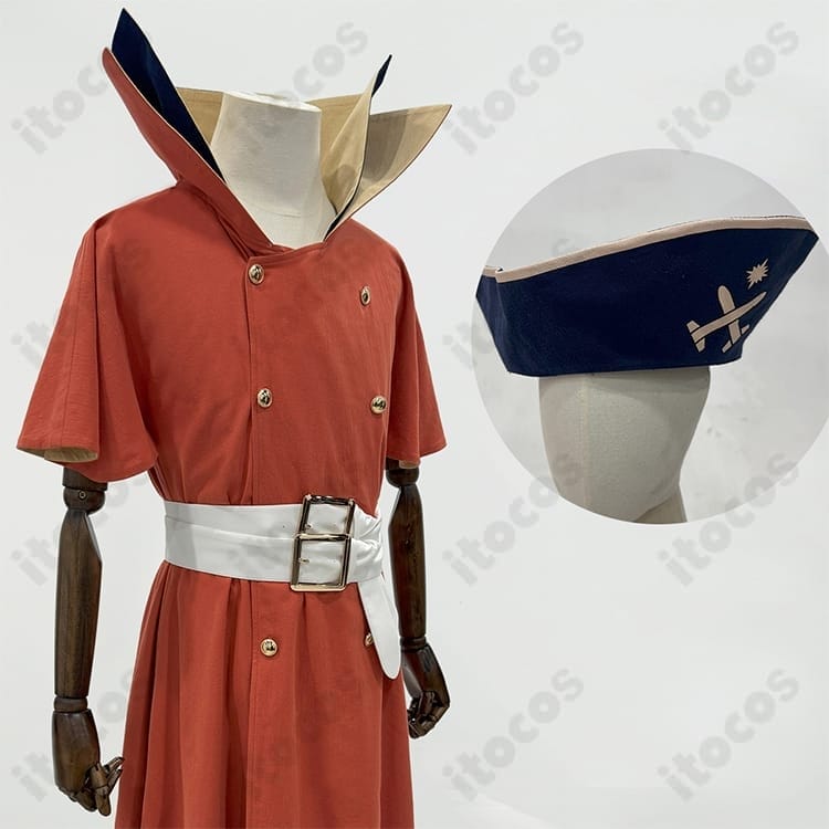 ドクターストーン 七海龍水 コスプレ衣装 龍水編｜船長風デザインで高再現、撮影映え - 3枚目の画像