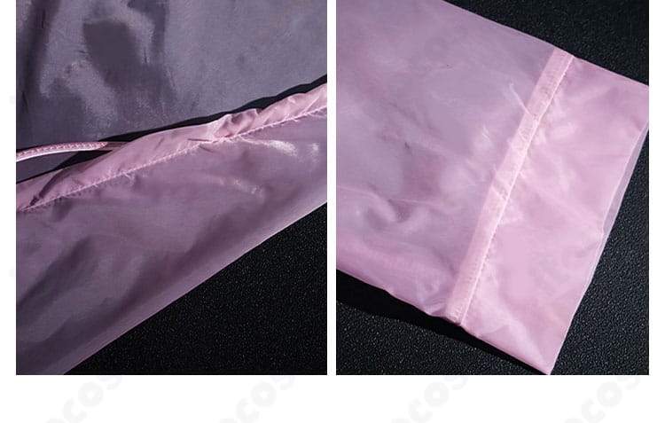 冴えない彼女の育てかた 加藤恵 水着コスプレのコート（外套）ディテール。軽やかな素材感とイベント映えするシルエットを強調。