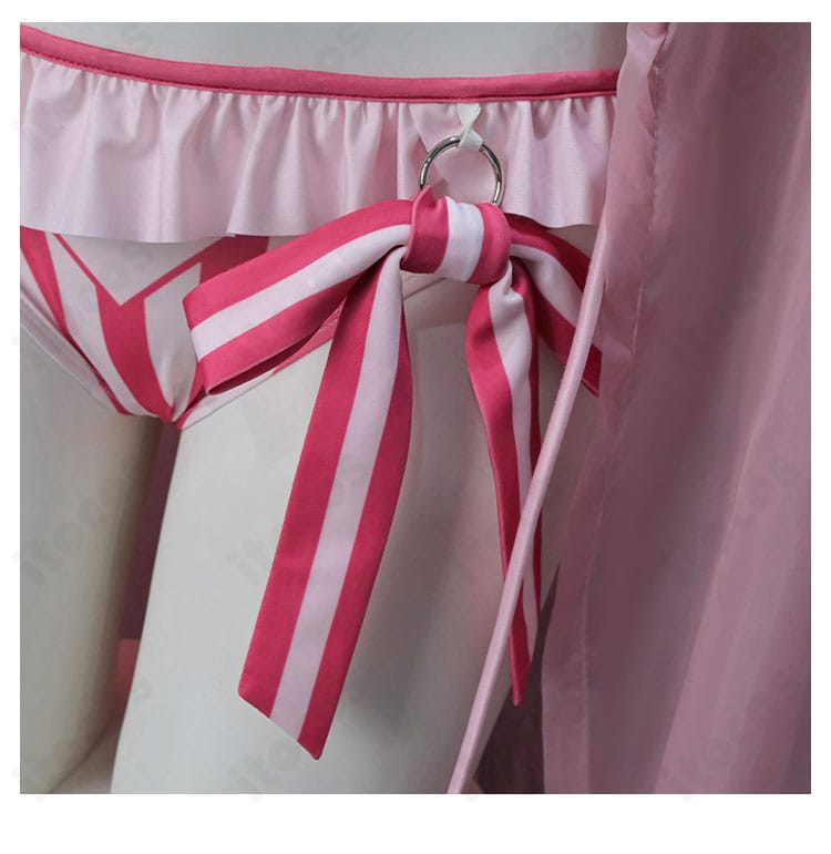 冴えない彼女の育てかた 加藤恵 水着コスプレのボトム装飾ディテール。生地の質感と縁取りの美しさを近接で表現。