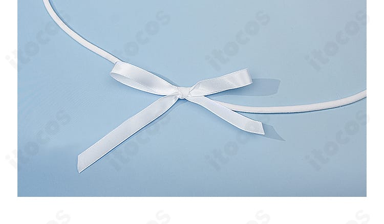 ドロシー セレンディピティ衣装のリボン系帯紐ディテール。しっかりした縫製で形が崩れにくい設計