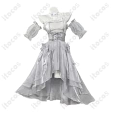 勝利の女神：NIKKE シンデレラ ガラスのプリンセス 高再現ドレスで上品に映えるコスプレ衣装 - 1枚目の画像（サムネイル）