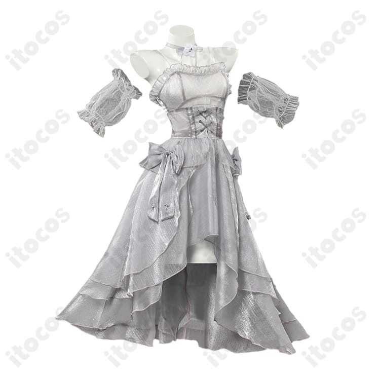 勝利の女神：NIKKE シンデレラ ガラスのプリンセス 高再現ドレスで上品に映えるコスプレ衣装 - 2枚目の画像