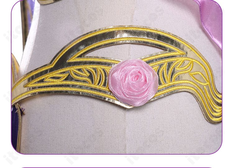 Fate/Grand Order カーマ 第二再臨コスプレ衣装 腰部の花飾り。固定ホックと立体成形の質感