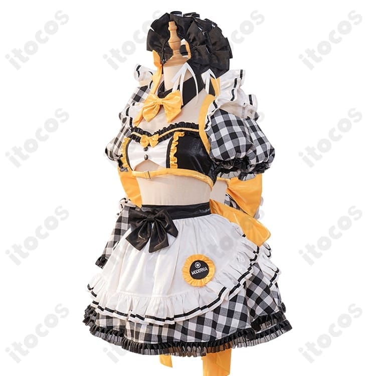 勝利の女神:NIKKE モダニア GALLERYカフェ店員コス｜動きやすく高再現、撮影・イベントに最適 - 2枚目の画像