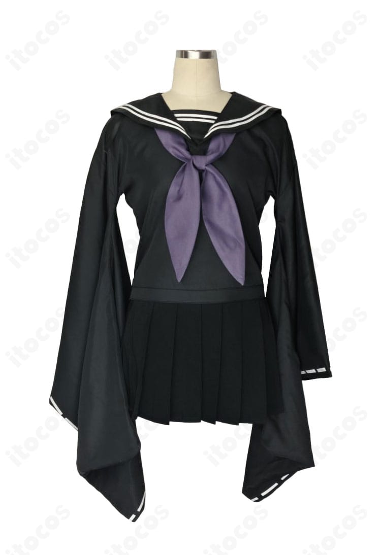 ブルーアーカイブ 勘解由小路ユカリ 制服コスプレ衣装の正面全身。イベントや撮影会で映えるシルエットを確認可能。