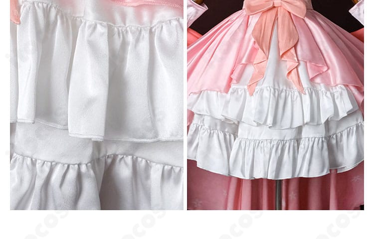 加藤恵 ドレス衣装 スカート装飾ディテール｜動きに映える装飾と縫製仕上げ