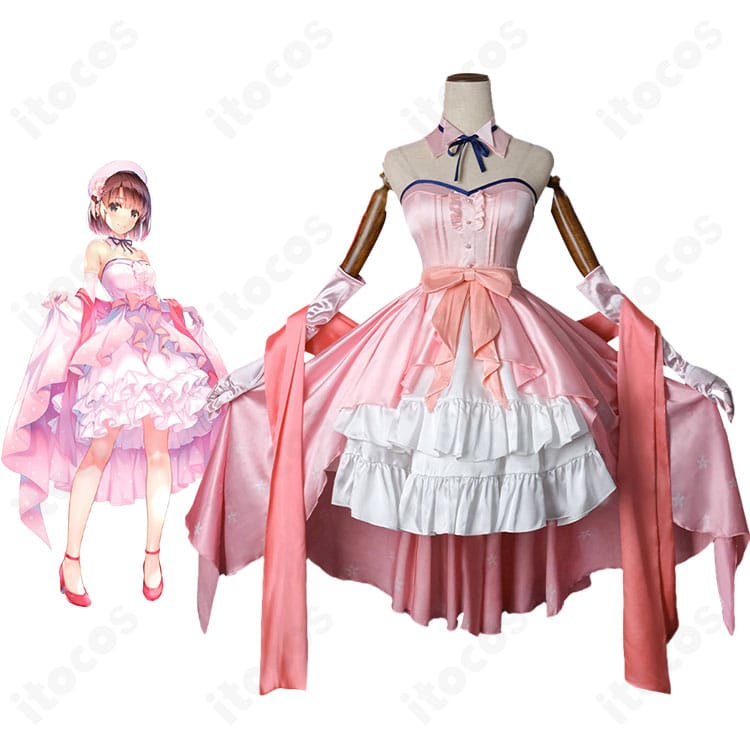 加藤恵 ドレス衣装の着用イメージ｜エレガントなAラインと高再現のディテールがイベントや撮影に最適