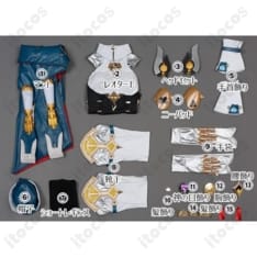 原神 イネファ 女性型ロボット コスプレ衣装｜動きやすい設計で高再現、撮影会に最適 - 4枚目の画像（サムネイル）