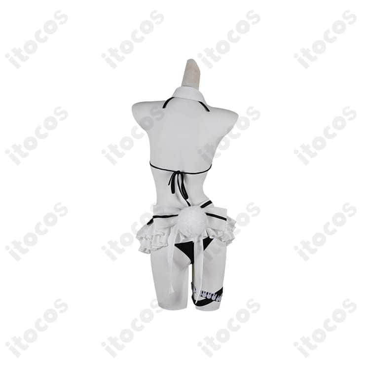 兎田ぺこら メイド水着（ホロナツ新衣装）高再現フルセット｜軽やかでイベント向け - 5枚目の画像