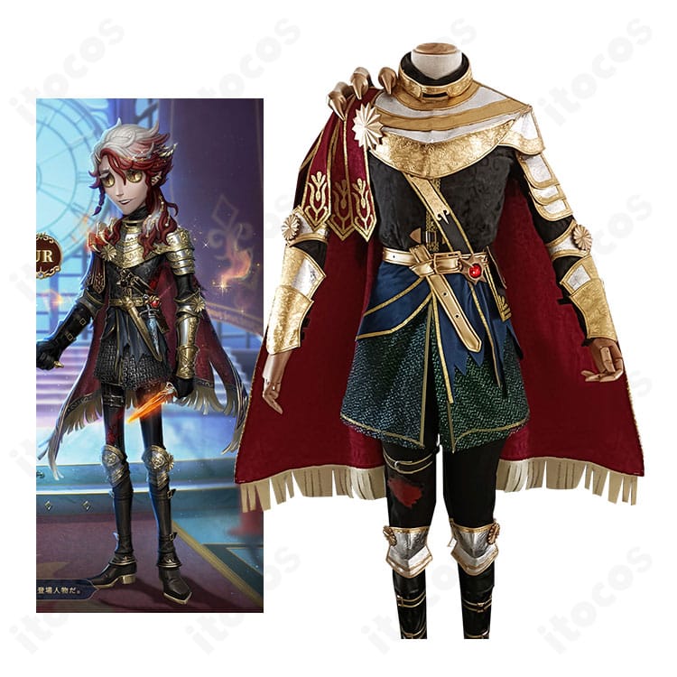 第五人格 作曲家 フレデリック・クレイバーグ 竜狩人コスプレ衣装の全身イメージ。キャラクターの雰囲気を忠実に再現したフルコーデ。