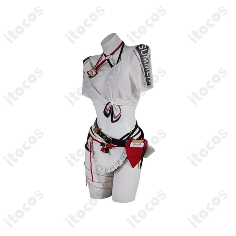 宝鐘マリン ホロナツパラダイス水着 コスプレ衣装。高再現で撮影・イベントに最適 - 2枚目の画像