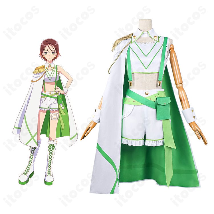 前橋ウィッチーズ 北原キョウカの魔法衣装コスプレを着用した全身イメージ。キャラクターの雰囲気とシルエットを再現。