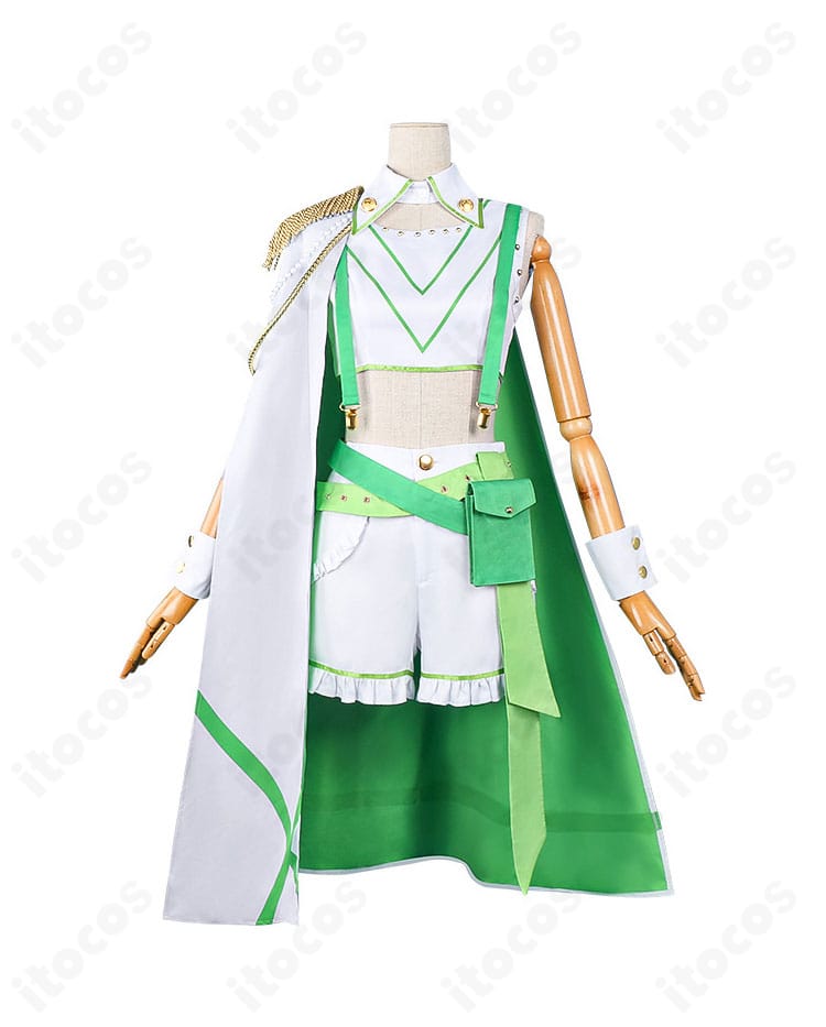 前橋ウィッチーズ 北原キョウカ 魔法衣装コスプレの正面全体図。マントなしの基本造形と配色が分かる高品質再現。