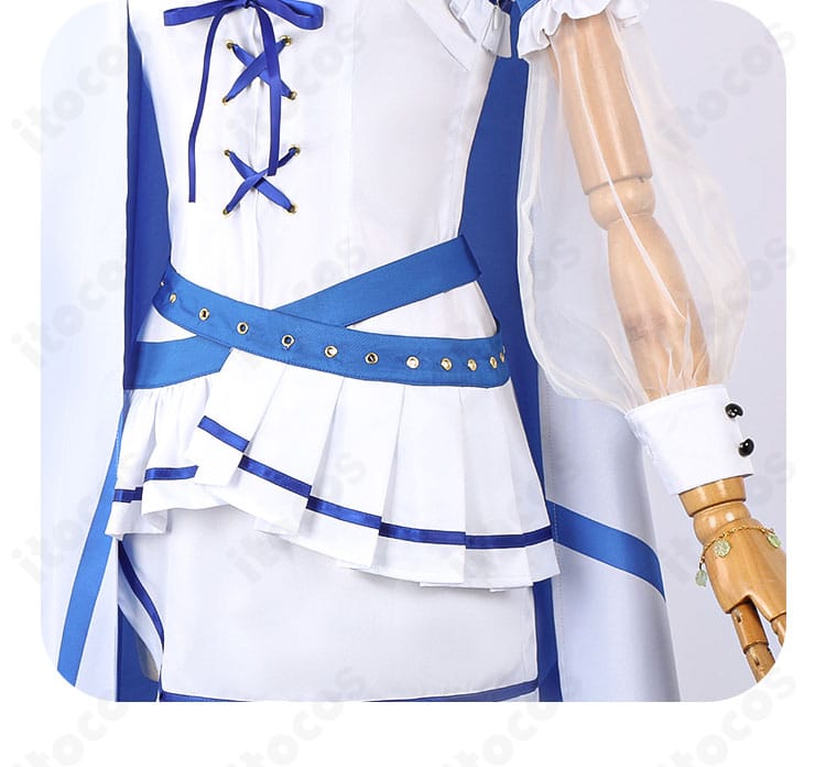 上泉マイ 魔法衣装ver. ブーツ 腰回り装飾に合う色味の質感比較。衣装ベルトと合わせたコーデ提案ディテール