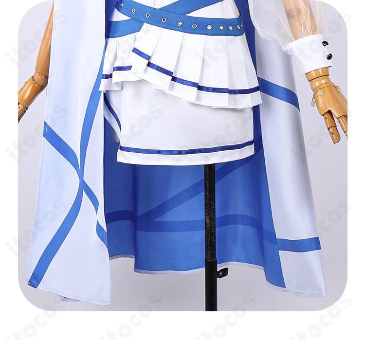 上泉マイ 魔法衣装ver. ブーツ 装飾パーツ近接。衣装の腰飾りとトーンを合わせた質感再現の例