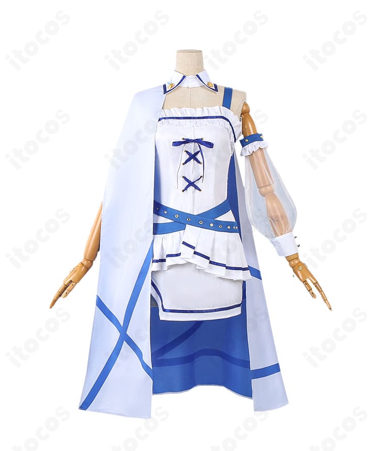 上泉マイ 魔法衣装ver. ブーツ 正面全体。トウ形状と高発色合成革の質感が分かる高精細写真