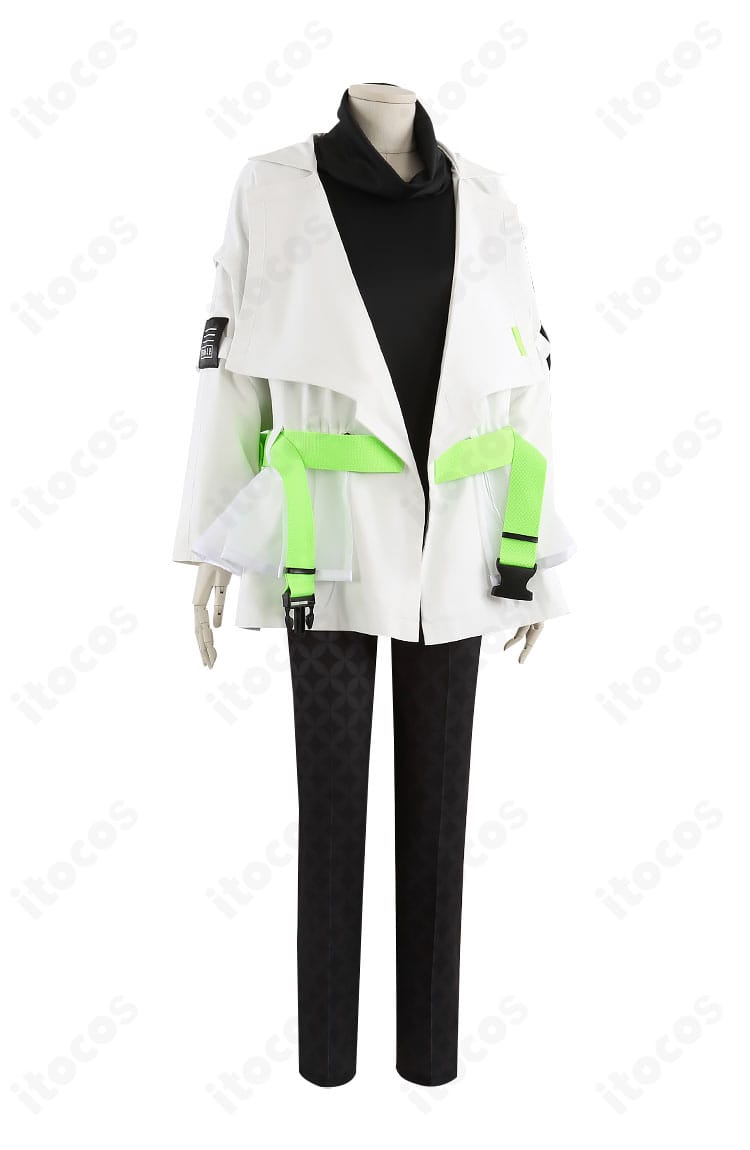 白鳥藍良 フラジール衣装の右側面。ウエストラインと裾の落ち感が強調されたシルエット