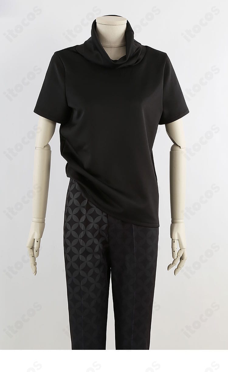 白鳥藍良 フラジール衣装のインナーTシャツ拡大。生地感と胸元デザインの質感表現