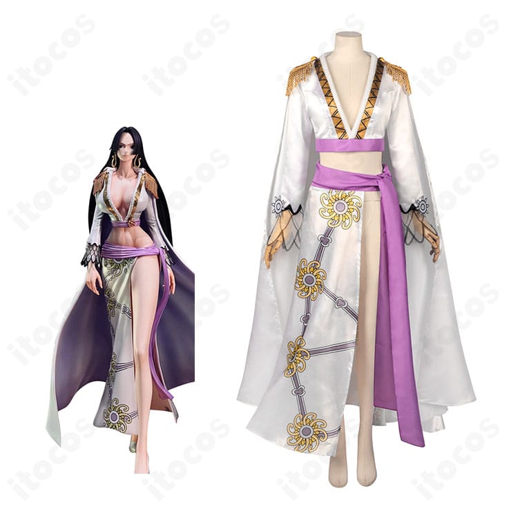 ボア・ハンコック 白色コスプレ衣装の着用イメージ｜ワンピース公式風デザインを高再現