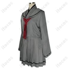 ブルーアーカイブ 七稜アヤメ 制服コスプレ衣装｜高再現シルエットで撮影映え、着脱も快適 - 3枚目の画像（サムネイル）