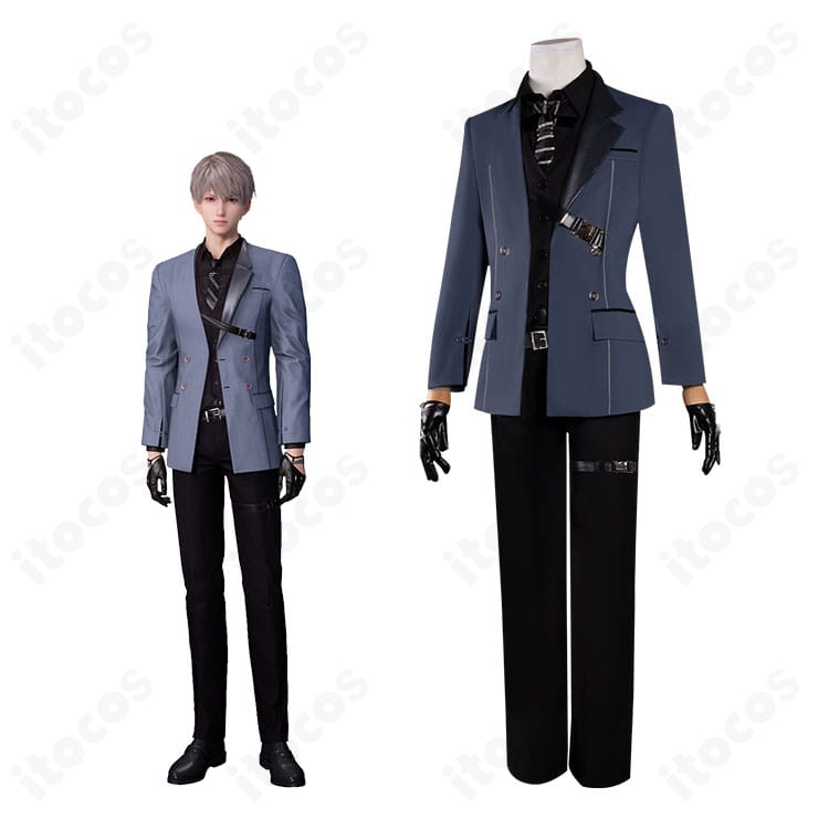 恋と深空 禁域の外 シン・ホムラ・レイ・セイヤ コスプレ衣装の着用イメージ。全体バランスとキャラクター再現度が伝わる写真