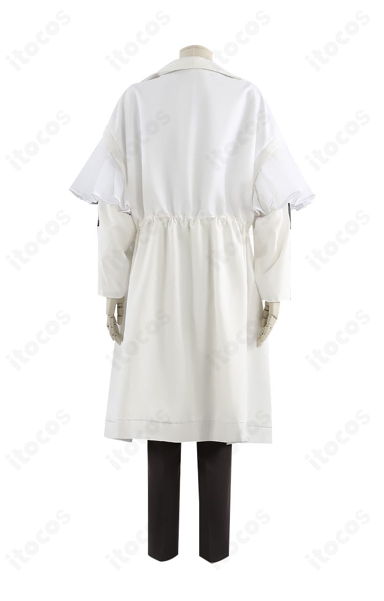 プロセカ「フラジール」東雲彰人・青柳冬弥 コスプレ衣装 背面。コートの丈感と背面装飾の配置