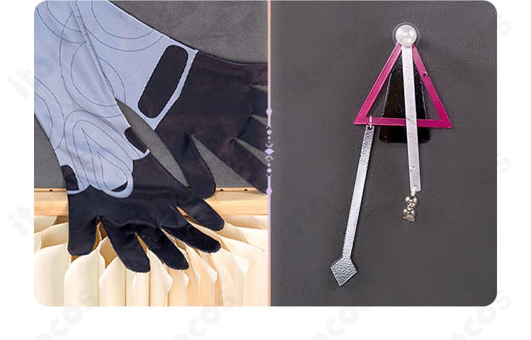 鏡音レン「とびきりのハートをキミに」衣装の手袋・アクセサリー詳細。小物まで統一感ある再現。