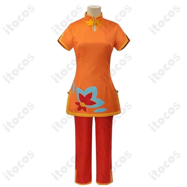 木之本桜 チャイナ風コスプレ衣装｜高再現ディテールで可憐に映えるフルセット