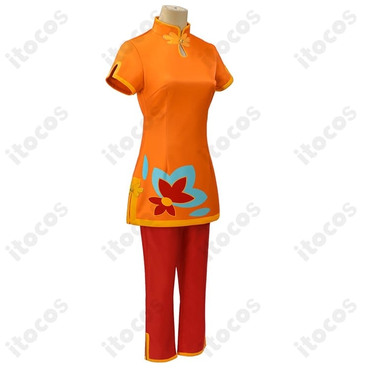 木之本桜 チャイナ風コスプレ衣装｜高再現ディテールで可憐に映えるフルセット - 2枚目の画像