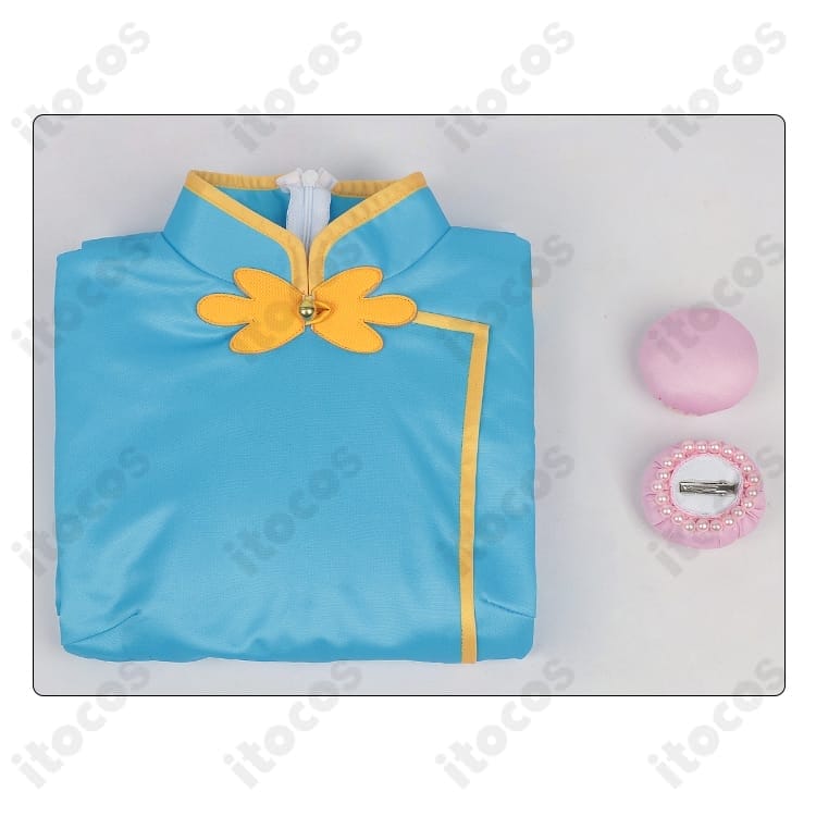 大道寺知世 チャイナドレス コスプレ｜高再現の上品シルエットでイベント＆撮影に最適 - 5枚目の画像