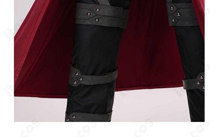 Fate/stay night アーチャー（エミヤ）脚部レースアップ装飾。スタイリッシュな足元の演出を撮影