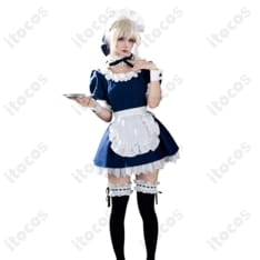 Fate/stay night セイバー メイド服 コスプレ衣装一式、清楚シルエットで高再現 - 2枚目の画像（サムネイル）